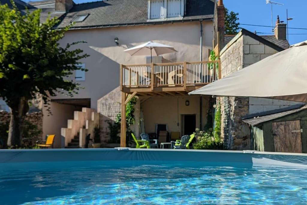 Logis Des Fees, Spa, Piscine Et Jardin Bauge-en-Anjou Экстерьер фото